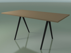 Mesa retangular 5409 (H 74 - 79x159 cm, laminado Fenix F05, V44)