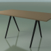 3D Modell Rechteckiger Tisch 5409 (H 74 - 79x159 cm, Laminat Fenix F05, V44) - Vorschau