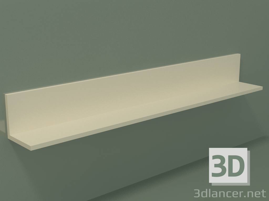modèle 3D Etagère (90U20004, Bone C39, L 96, P 12, H 12 cm) - preview