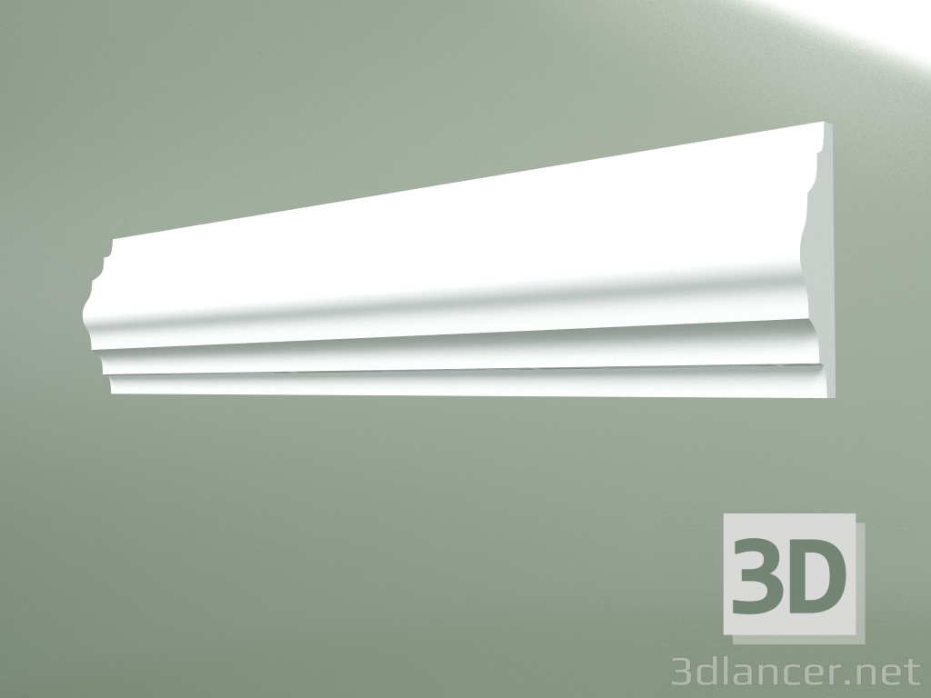 modello 3D Modanatura in gesso MT185 - anteprima