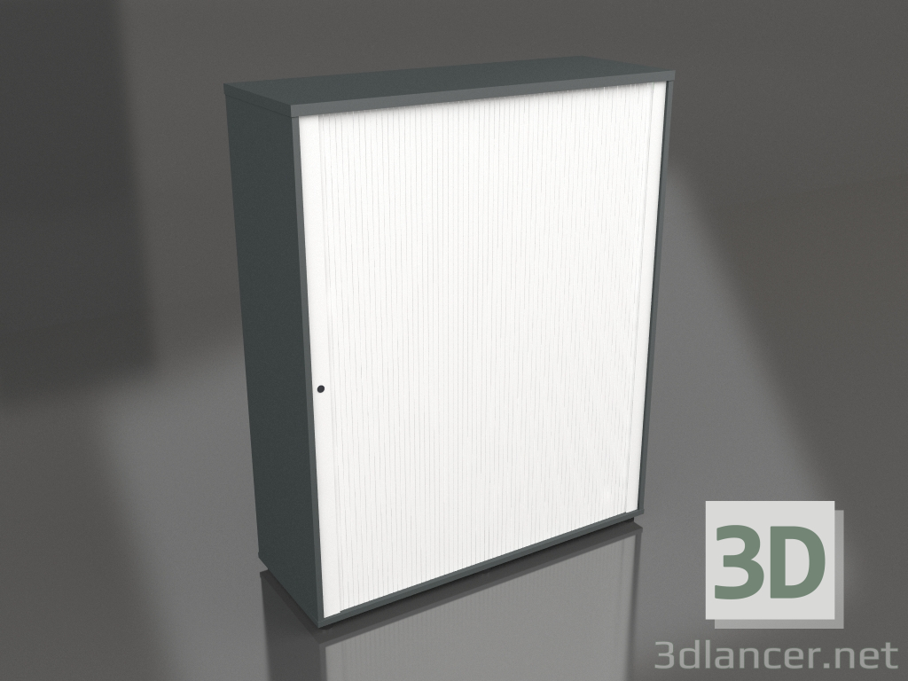 3d model Tambour cabinet Standard A4L06 (1200x432x1481) - preview