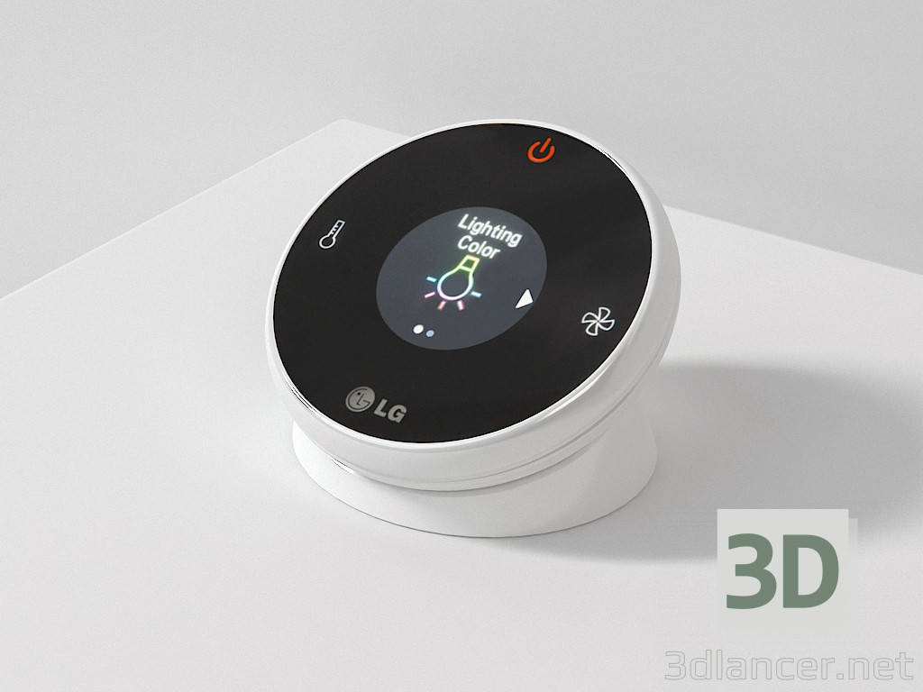 3d model LG Artcool Air Conditioning 2 - preview 3d model LG Artcool Air Conditioning 2 - preview