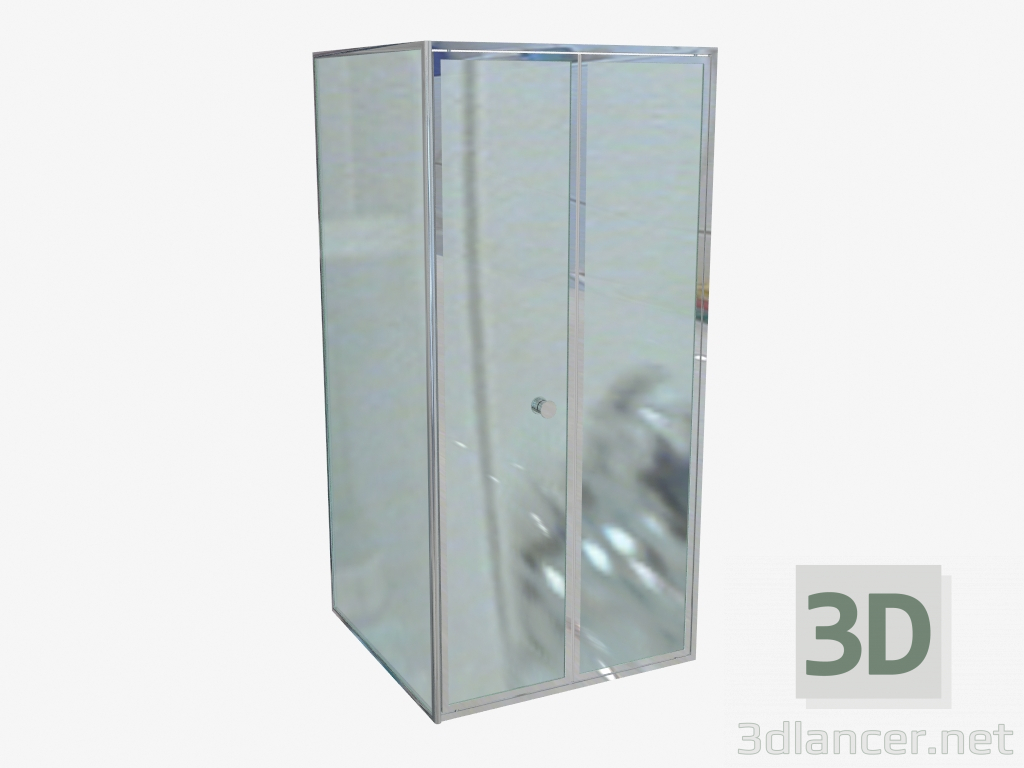 modello 3D Porte pieghevoli pieghevoli da 80 cm, grafite grafite Flex (KTL 422D) - anteprima