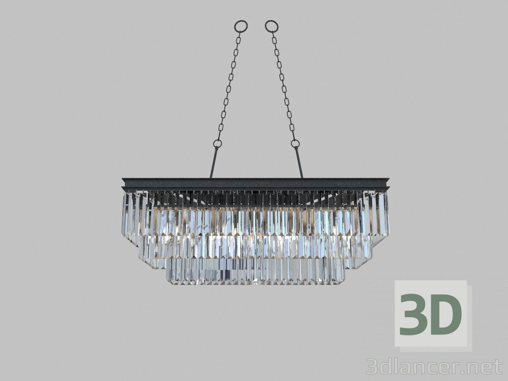 modello 3D Lampada a sospensione (31111S) - anteprima