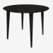 modèle 3D Table de repas ronde (frêne teinté gris D100) - preview