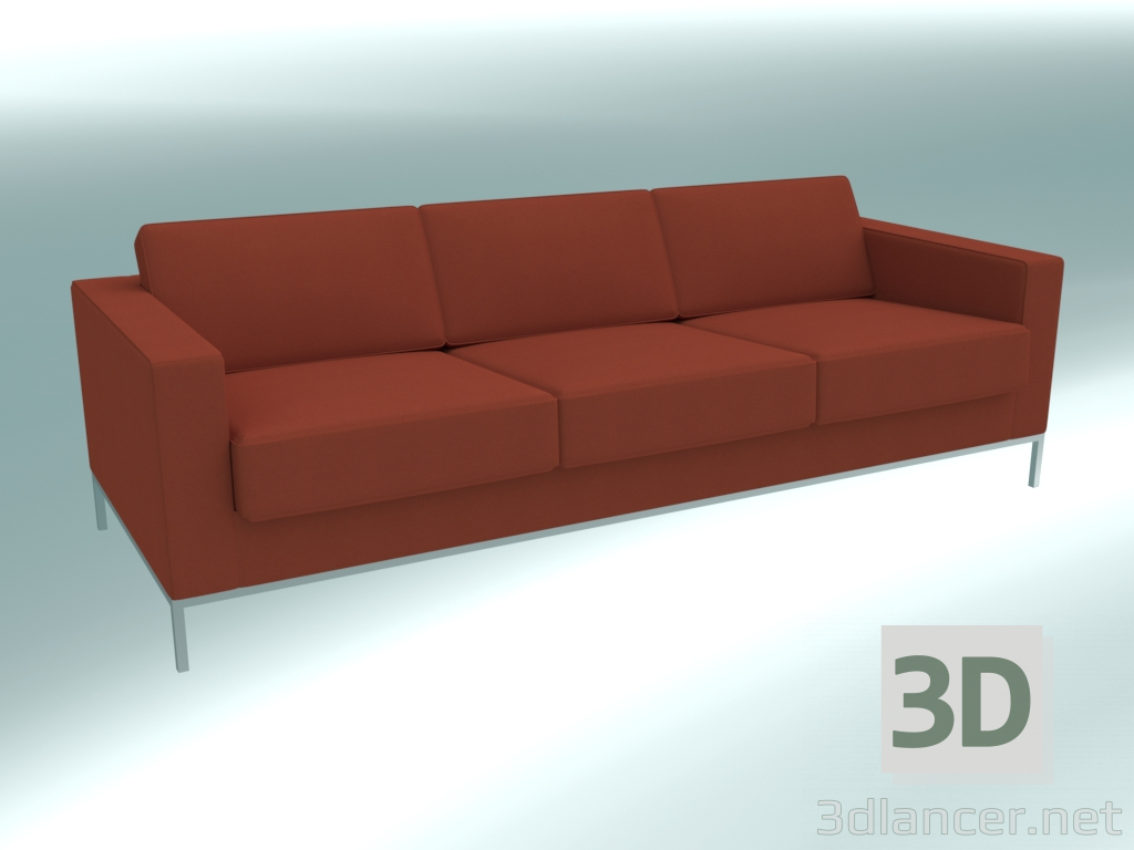 3 डी मॉडल ट्रिपल सोफा (30H) - पूर्वावलोकन