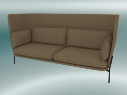 Sofa Sofa (LN7, 90 x 232 H 115 cm, warme schwarze Beine, Hot Madison 495)