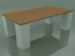 Tavolo da esterno InOut (34, ceramica bianca)