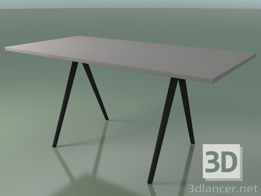 3d model Rectangular table 5409 (H 74 - 79x159 cm, laminate Fenix F04, V44) - preview