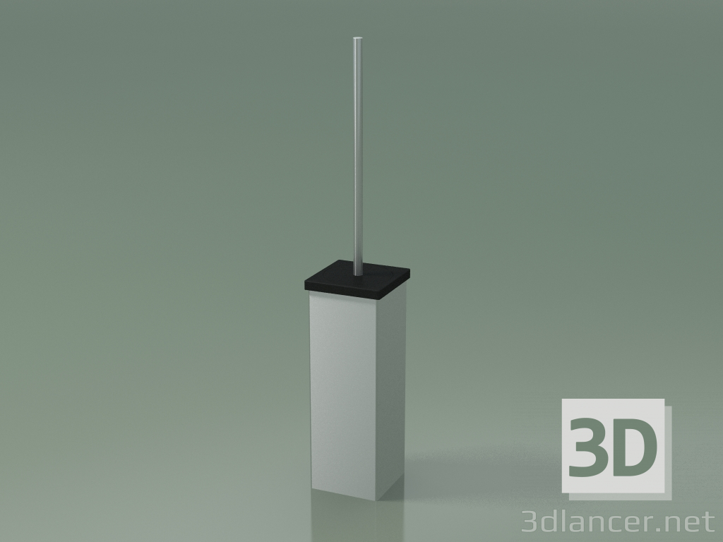 3D Modell Bürstenhalter quadratisch - Vorschau