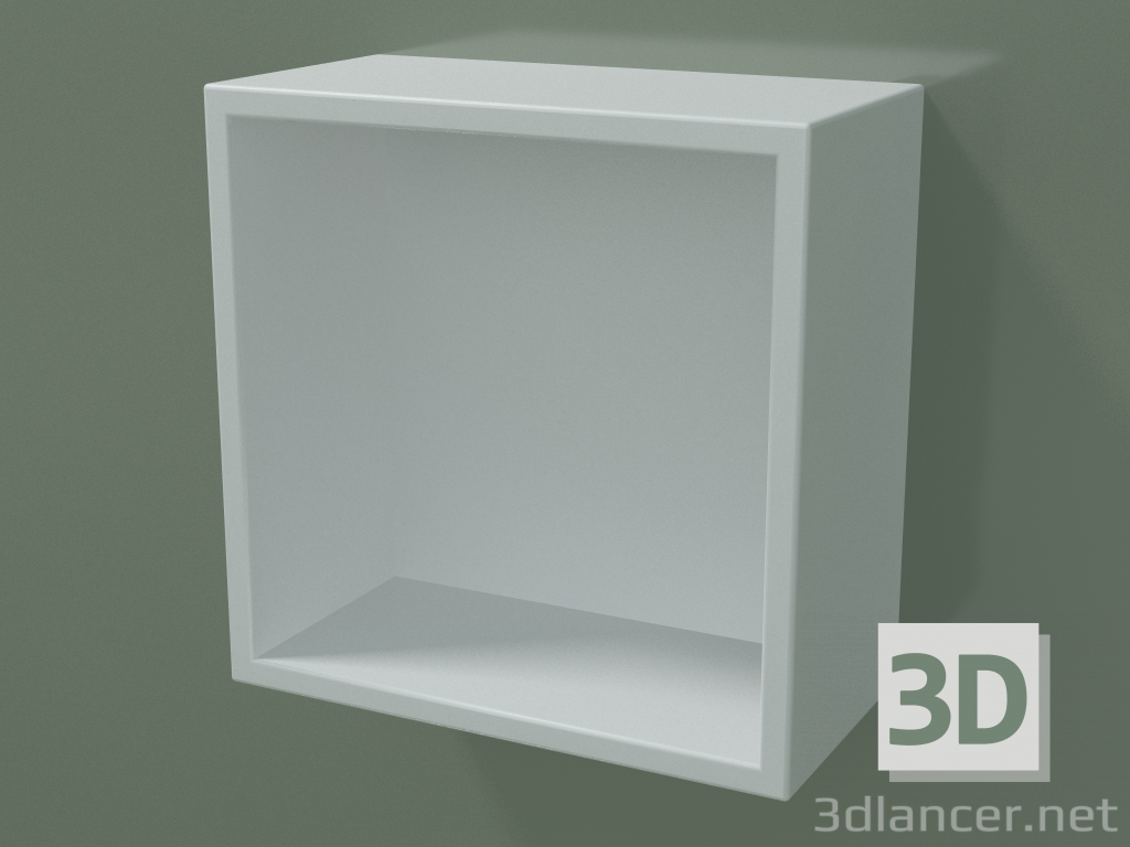 3 डी मॉडल ओपन बॉक्स (90U30001, ग्लेशियर व्हाइट C01, L 24, P 12, H 24 सेमी) - पूर्वावलोकन