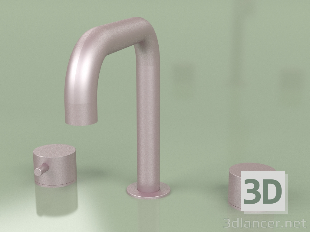3d model 2-hole mixer with swivel spout 172 mm (12 96, OR) - preview