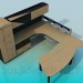 3D modeli Mobilya kabine için ayarla - önizleme