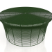 3d model Low coffee table (Bottle green) - preview