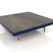 modello 3D Tavolino quadrato (Blu notte, DEKTON Radium) - anteprima