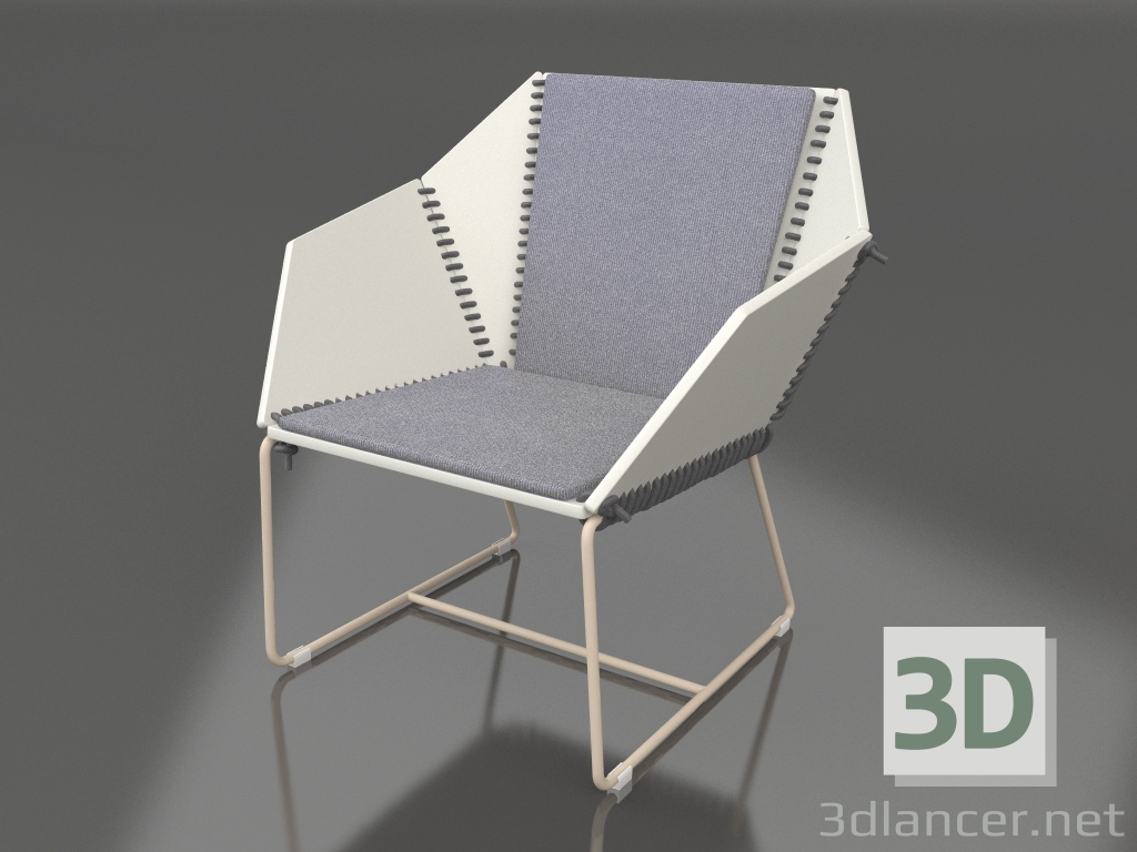 3d model Club chair (Sand) - preview