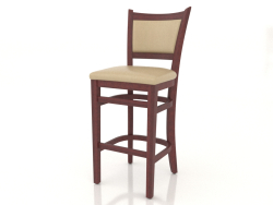 Tabouret de bar Chester (Cerise mûre)