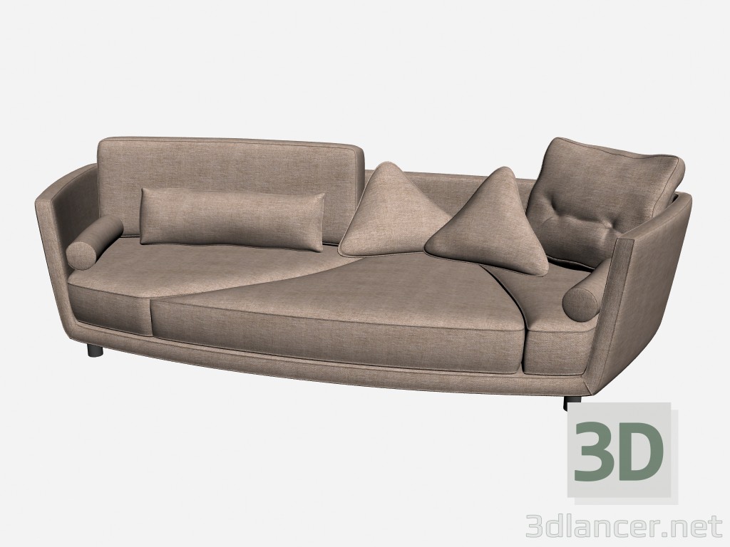 3 डी मॉडल सोफा Deha 1 - पूर्वावलोकन