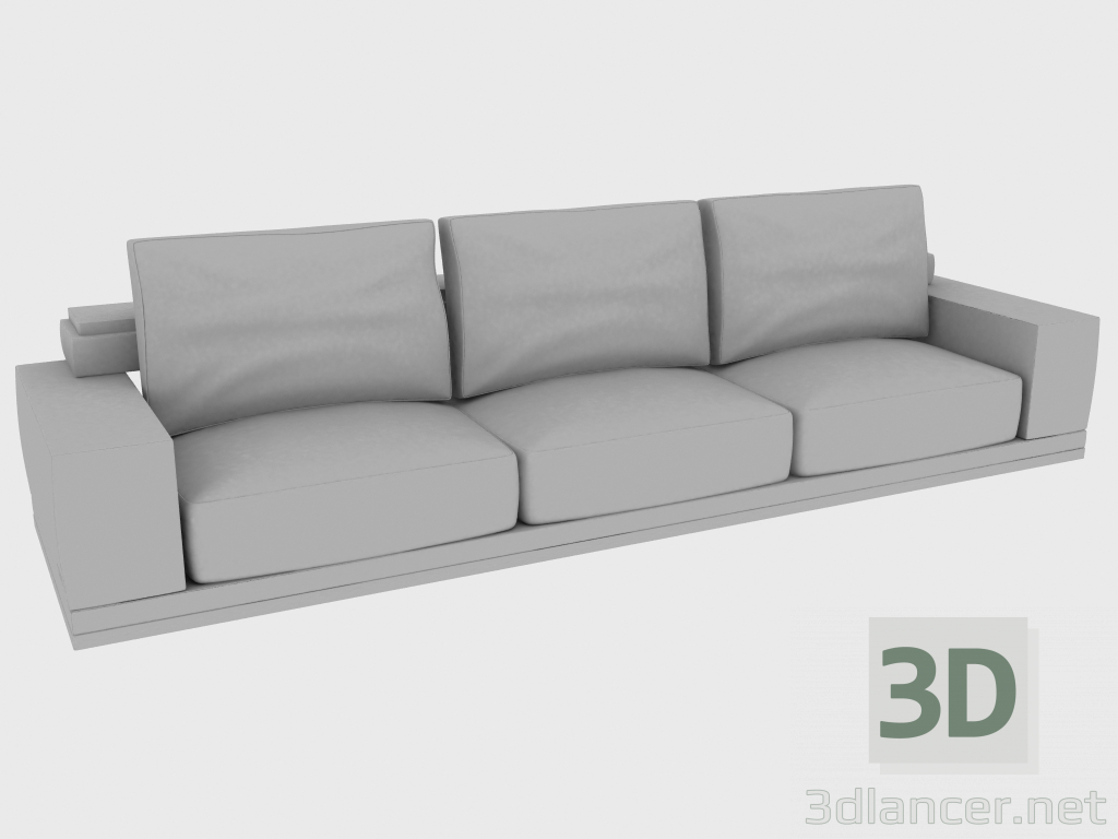 modèle 3D Canapé MATISSE SOFA (357x106xH70) - preview