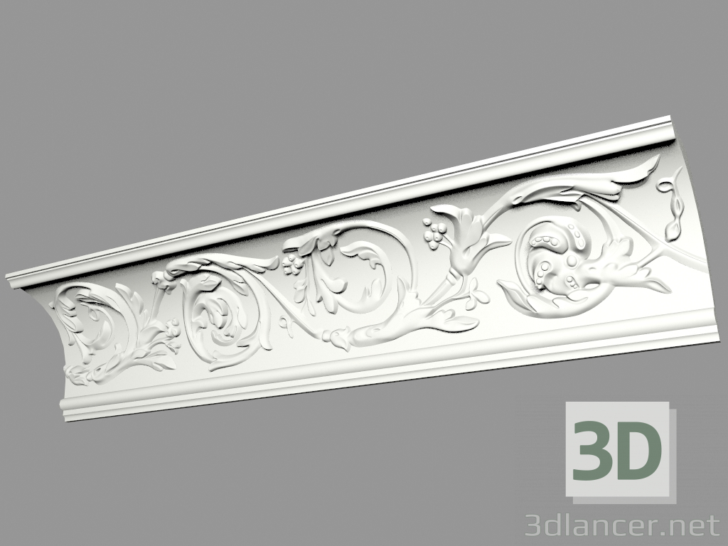 3d model Molded eaves (КФ76) - preview