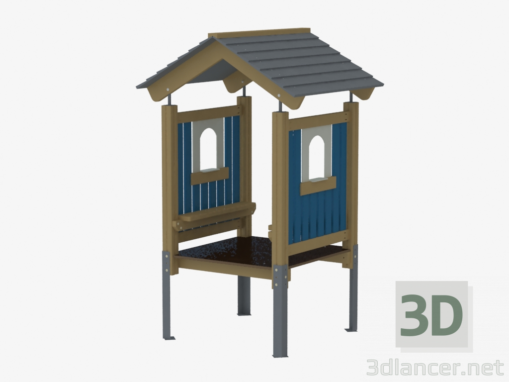 3 डी मॉडल बच्चों का खेल घर (K5009) - पूर्वावलोकन