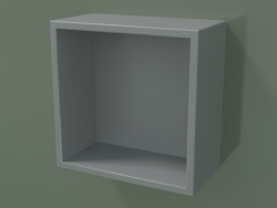 Boîte ouverte (90U30001, Silver Grey C35, L 24, P 12, H 24 cm)