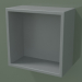 3D modeli Açık kutu (90U30001, Gümüş Gri C35, L 24, P 12, H 24 cm) - önizleme