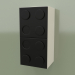 modello 3D Mensola verticale a parete (Nero) - anteprima