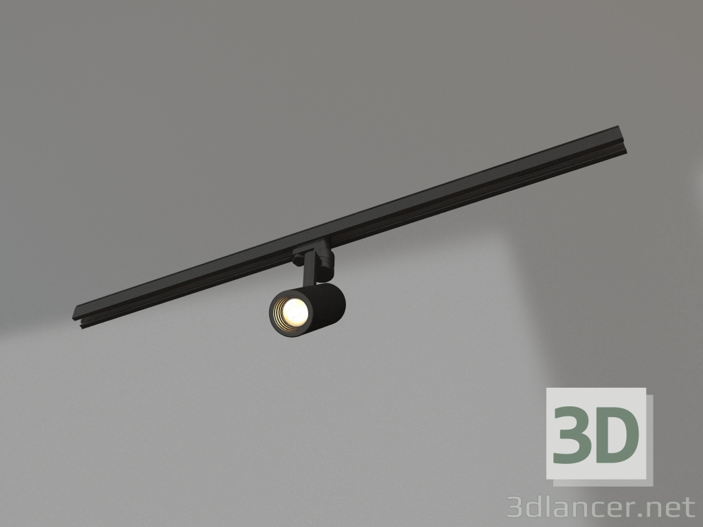 3d model Lámpara LGD-ZEUS-4TR-R67-10W Day4000 (BK, 20-60 grados, 230V) - vista previa