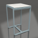 modèle 3D Table de bar 70 (DEKTON Aura, Bleu gris) - preview