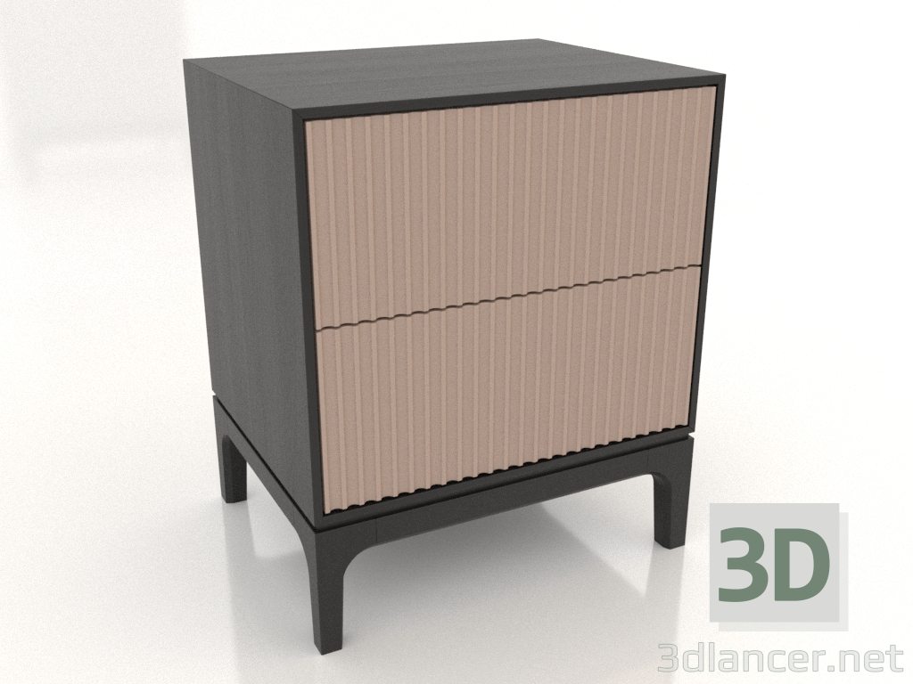 3D modeli FARGO 2 çekmeceli, frezelenmiş cepheli komodin (bej, siyah meşe, seçenek 1) - önizleme 3D modeli FARGO 2 çekmeceli, frezelenmiş cepheli komodin (bej, siyah meşe, seçenek 1) - önizleme
