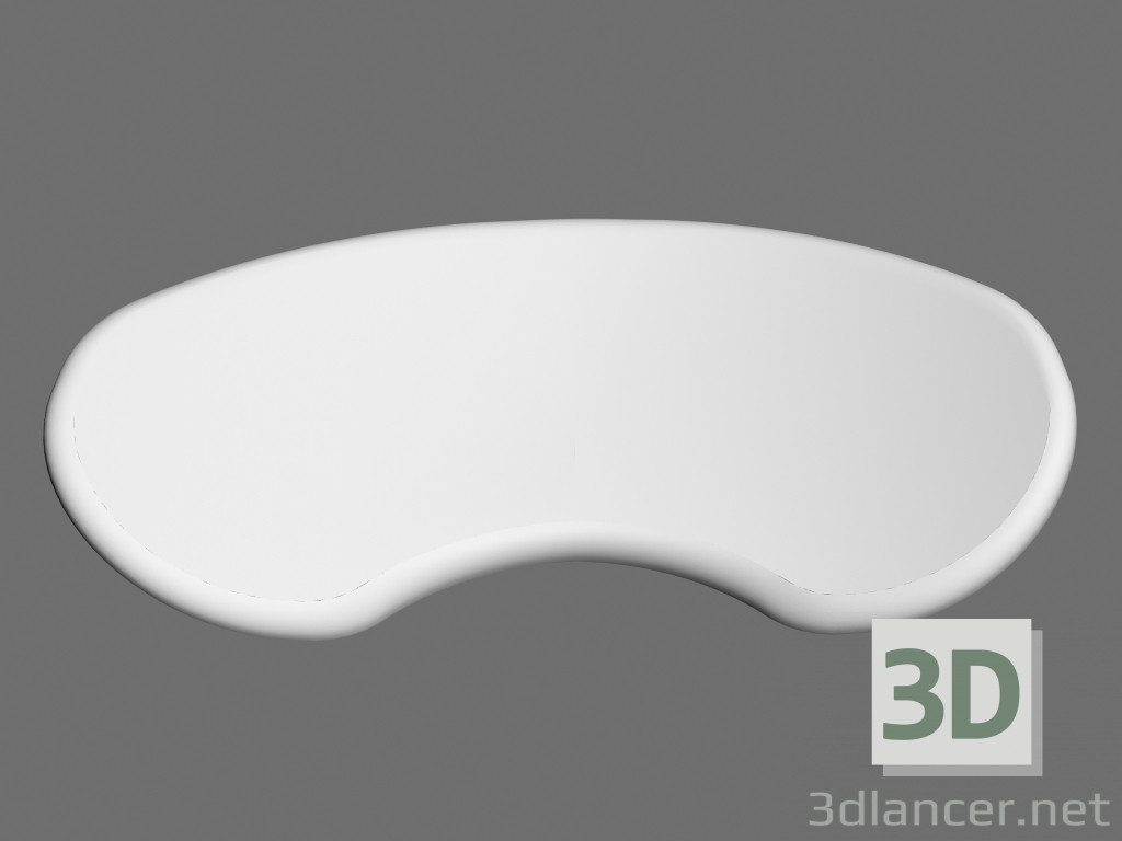 Modelo 3d Encosto de cabeça para banheira Gentiana - preview