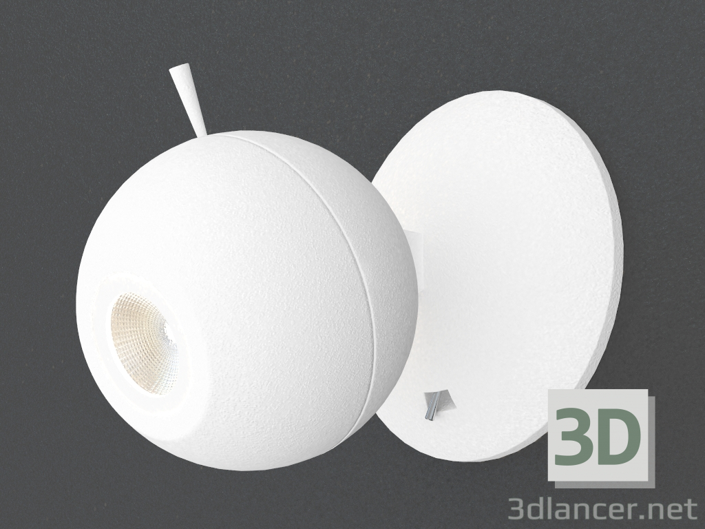 3d model Surface-mounted wall-mounted LED light (DL18393 11WW) - preview