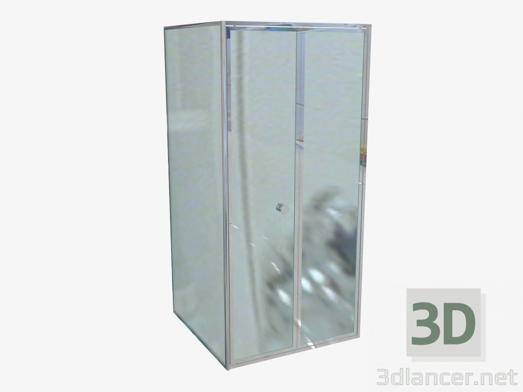 modello 3D Porte pieghevoli a battente da 90 cm, grafite grafite Flex (KTL 421D) - anteprima