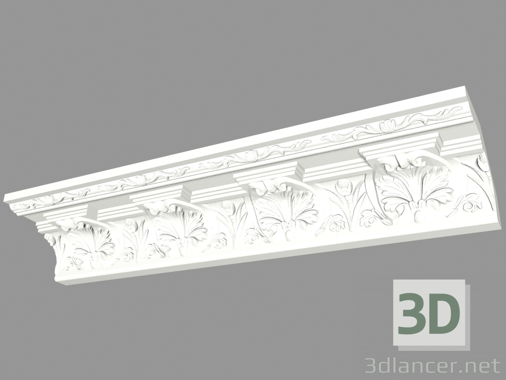 3d model Molded eaves (КФ77) - preview