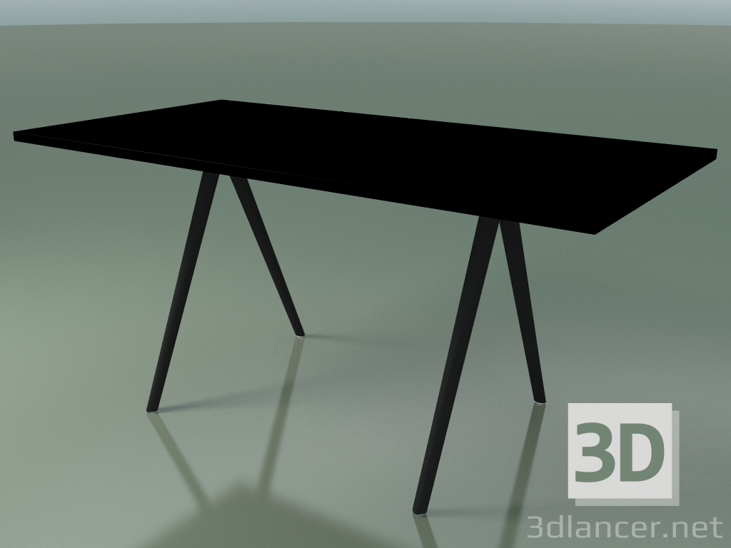 modello 3D Tavolo rettangolare 5409 (H 74 - 79x159 cm, laminato Fenix F02, V44) - anteprima