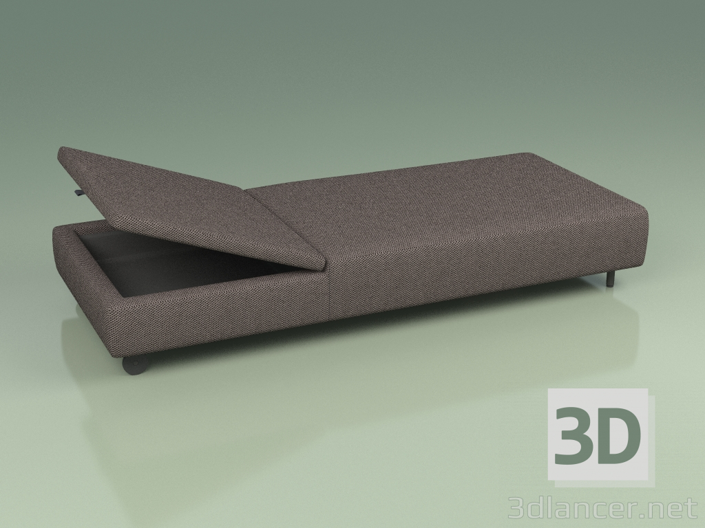 3d модель Шезлонг 041 (3D Net Grey) – превью