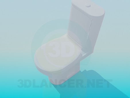 modelo 3D Taza del inodoro - escuchar modelo 3D Taza del inodoro - escuchar