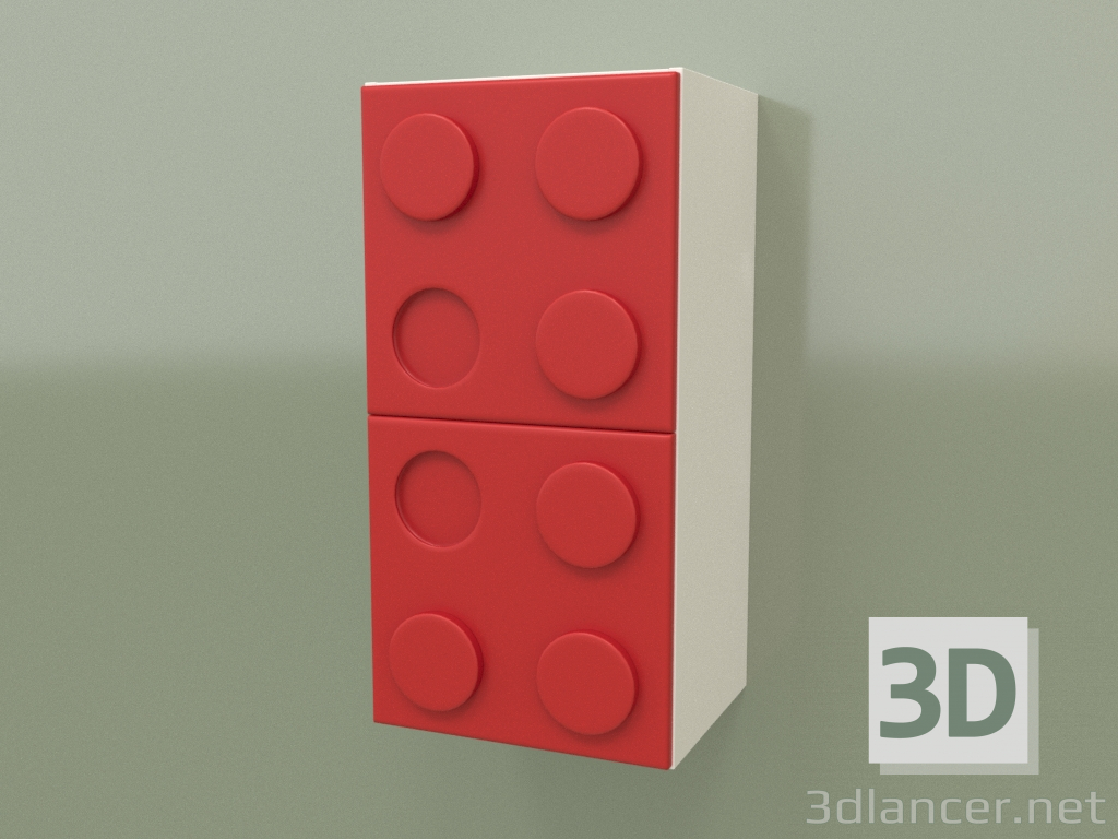 modello 3D Mensola verticale a parete (Chili) - anteprima