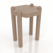 Modelo 3d Mesa lateral MERFI No. 1 (opção 1) - preview