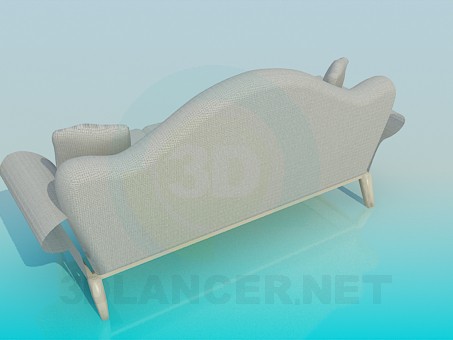 3d model Sofa - preview 3d model Sofa - preview