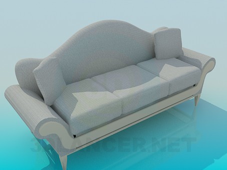 3d model Sofa - preview 3d model Sofa - preview