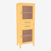 3d model The side element of the furniture wall (7231-45) - preview