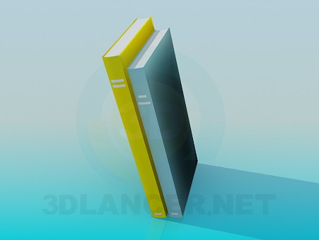 Modelo 3d Livros - preview