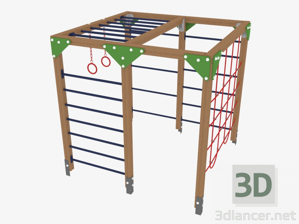 3D Modell Kinderspielanlage (7805) - Vorschau