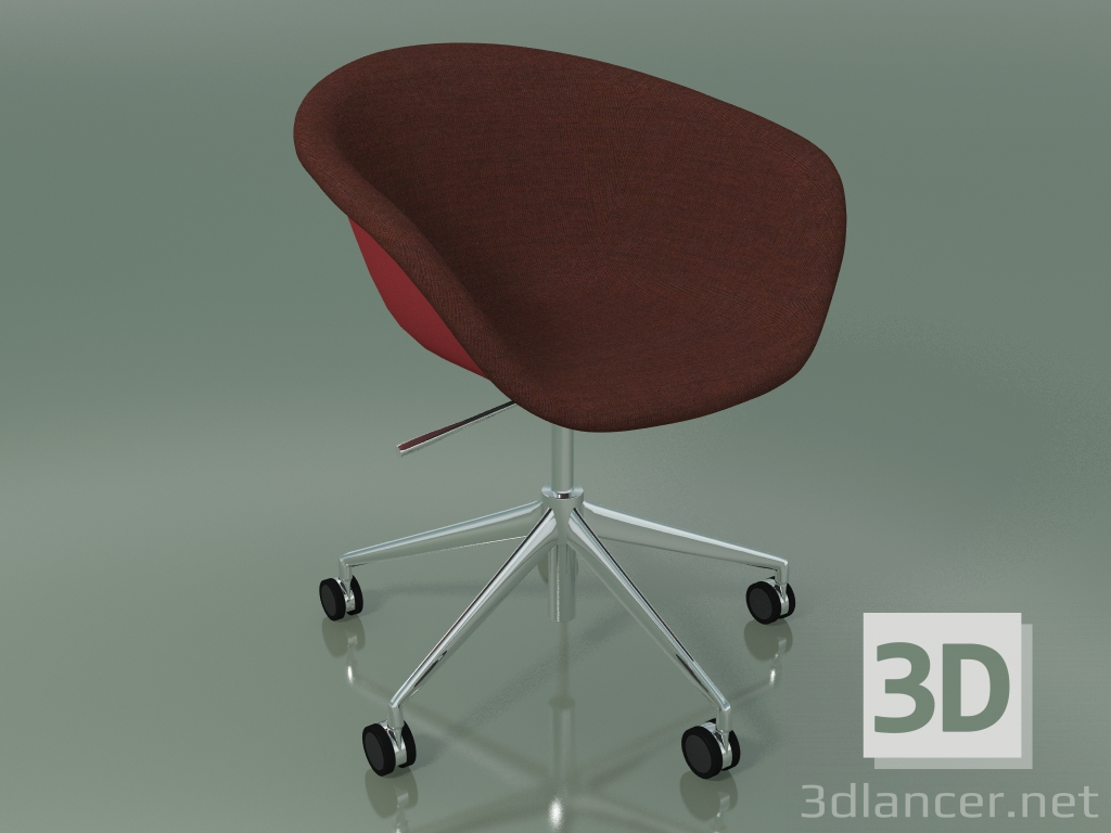 3d model Chair 4219 (5 wheels, swivel, with front trim, PP0003) - preview