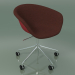 3d model Chair 4219 (5 wheels, swivel, with front trim, PP0003) - preview
