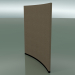 3d model Curved panel 6407 (132.5 cm, 36 °, D 200 cm, solid) - preview
