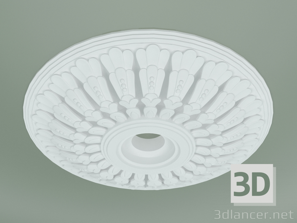 3D modeli Süslü rozet RW006 - önizleme