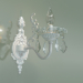 3d model Sconce 3281-1 (white with gold-tinted Strotskis crystal) - preview